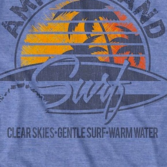 JAWS Surf Logo Soft Grey Tee Shirt - Picture 6 of 7